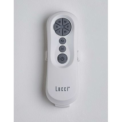 Lucci air 213355-LED Prigušivi stropni ventilator NAUTICA 1xGX53/12W/230V smeđa/sjajni krom + daljinski upravljač