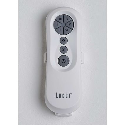 Lucci air 213358 - LED Prigušivi stropni ventilator LINE 1xGX53/12W/230V crna + daljinski upravljač