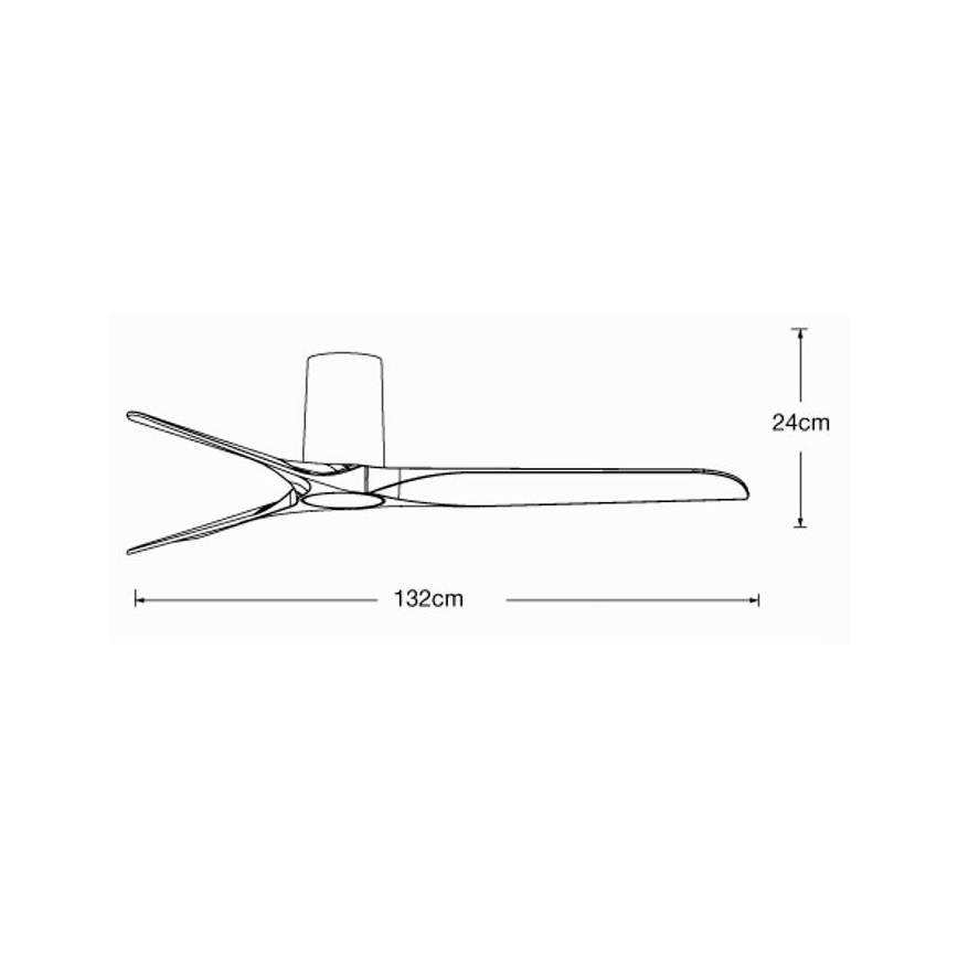 Lucci air 21610049 - Stropni ventilator LONDO bijela + daljinski upravljač