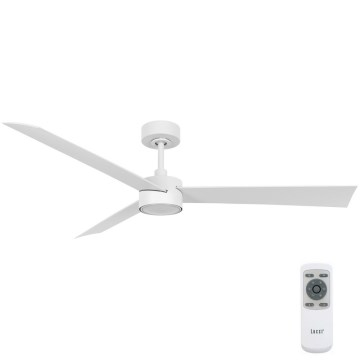 Lucci air 21610349- LED Prigušivi stropni ventilator CLIMATE 1xGX53/12W/230V bijela + daljinski upravljač