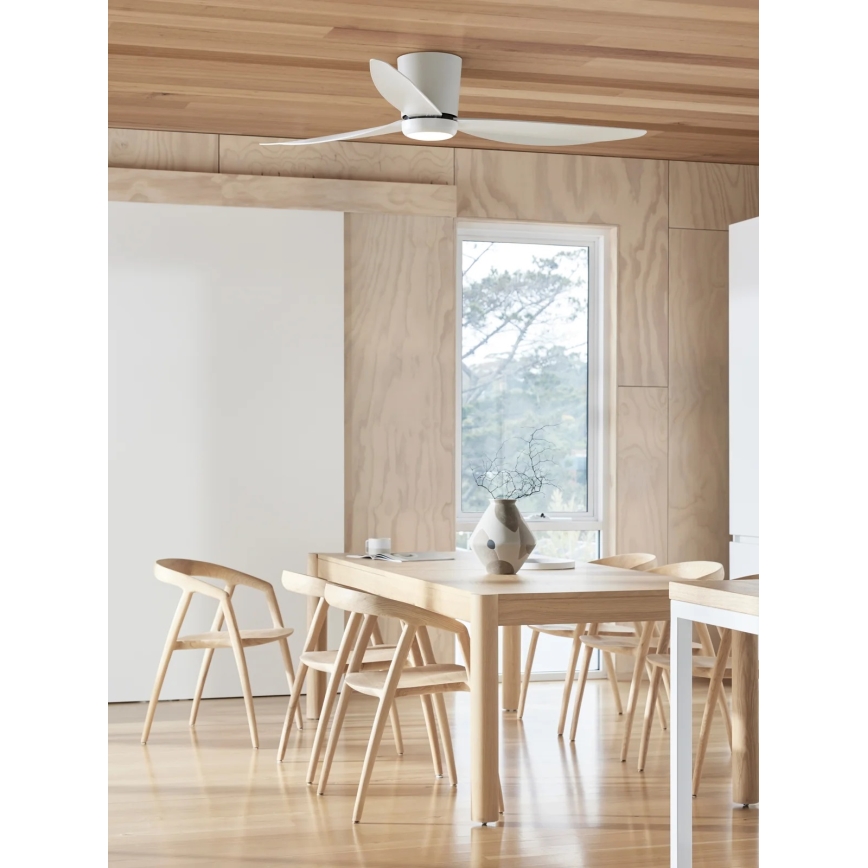 Lucci air 21610649 - LED Prigušivi stropni ventilator ARRAY 1xGX53/12W/230V bijela + daljinski upravljač
