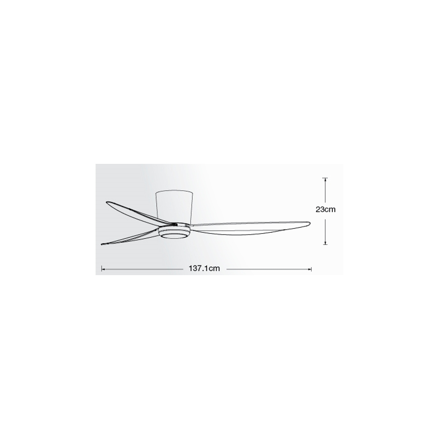 Lucci air 21610749 - LED Prigušivi stropni ventilator ARRAY 1xGX53/12W/230V crna + daljinski upravljač
