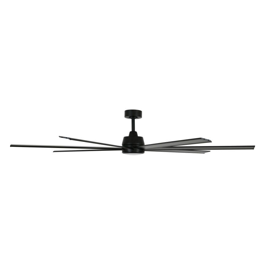 Lucci air 21610949 - Stropni ventilator ATLANTA 1xGX53/12W/230V crna + daljinski upravljač
