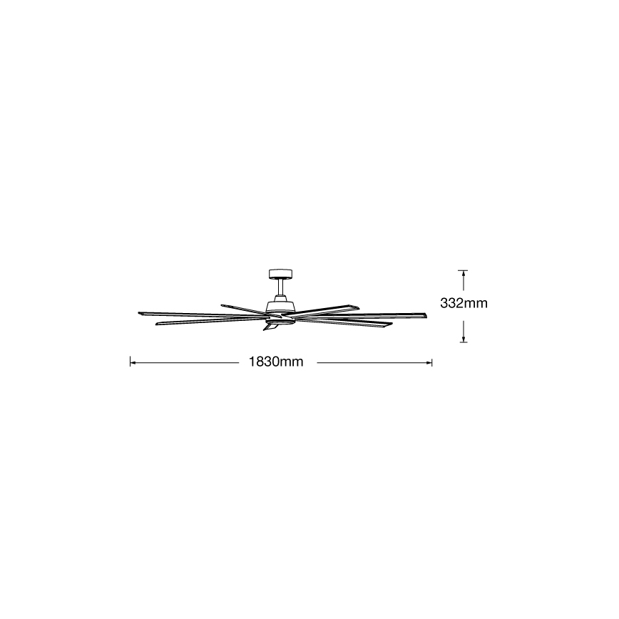Lucci air 21610949 - Stropni ventilator ATLANTA 1xGX53/12W/230V crna + daljinski upravljač