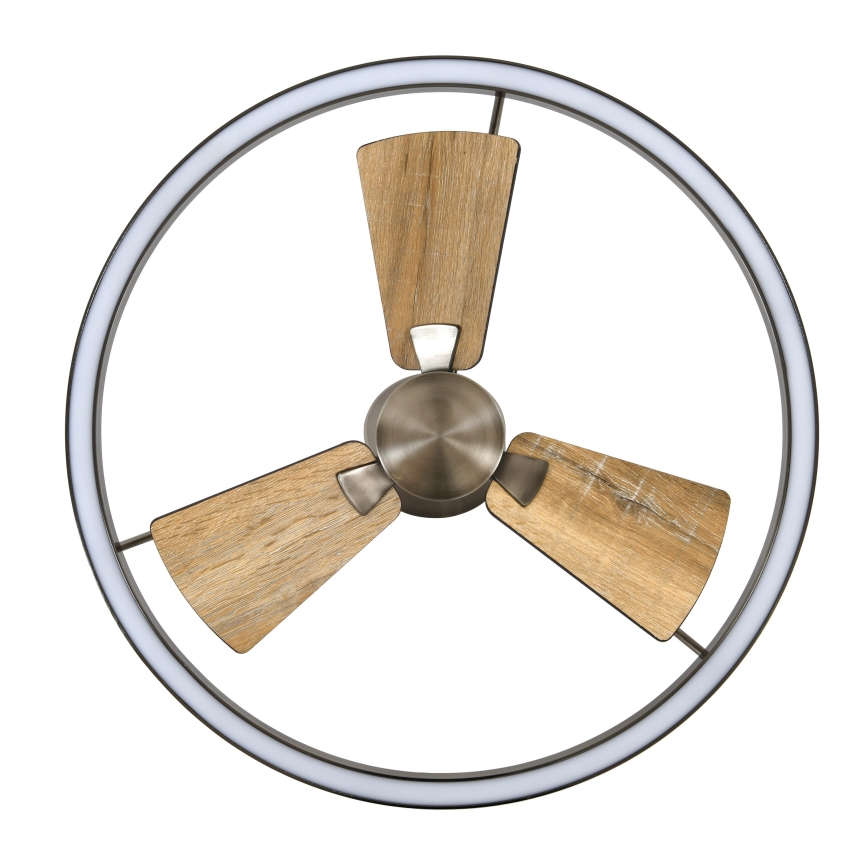 Lucci air 21611749 - LED Prigušivi stropni ventilator CESSNA LED/36W/230V 3000/4000/5000K mat krom + daljinski upravljač