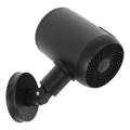 Lucci Air 21612649 - Zidni ventilator JET 32W/230V crni + daljinski upravljač