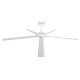 Lucci air 21616049 - Stropni ventilator MONZA IP55 bijela + daljinski upravljač