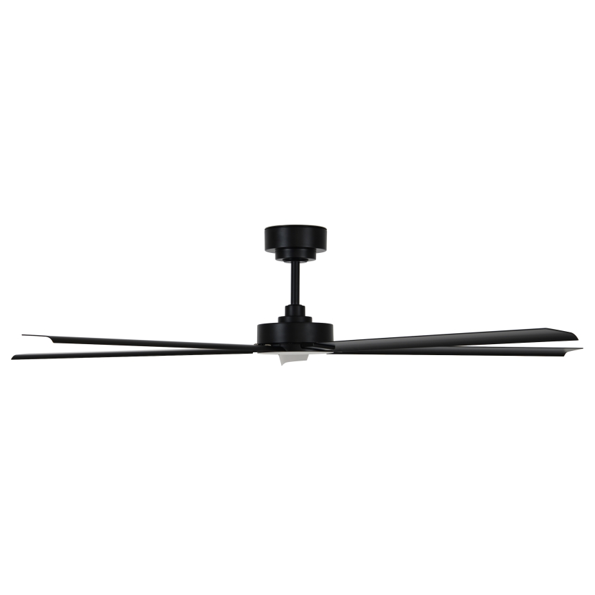 Lucci air 21616149 - Stropni ventilator MONZA IP55 crna + daljinski upravljač