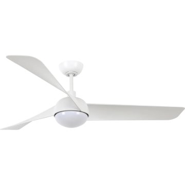 Lucci Air 21617049 - LED stropni ventilator OSPREY s prigušivanjem 1xGX53/12W/230V pr. 132 cm bijeli + daljinski upravljač