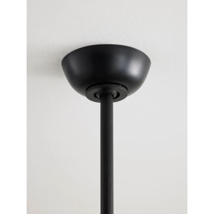 Lucci Air 21617149 - LED stropni ventilator OSPREY s mogućnošću prigušivanja 1xGX53/12W/230V Ø 132 cm, crni + daljinski upravljač