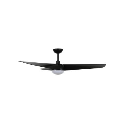 Lucci Air 21617149 - LED stropni ventilator OSPREY s mogućnošću prigušivanja 1xGX53/12W/230V Ø 132 cm, crni + daljinski upravljač