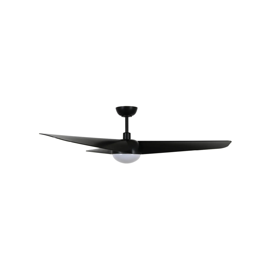 Lucci Air 21617149 - LED stropni ventilator OSPREY s mogućnošću prigušivanja 1xGX53/12W/230V Ø 132 cm, crni + daljinski upravljač