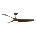 Lucci Air 21617249 - LED prigušivi stropni ventilator OSPREY 1xGX53/12W/230V Ø 132 cm brončani + daljinski upravljač