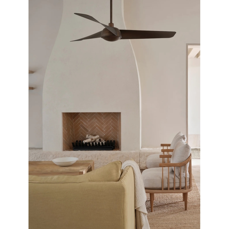 Lucci Air 21617249 - LED prigušivi stropni ventilator OSPREY 1xGX53/12W/230V Ø 132 cm brončani + daljinski upravljač