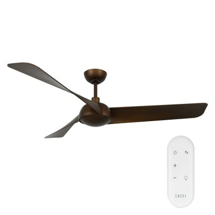 Lucci Air 21617249 - LED prigušivi stropni ventilator OSPREY 1xGX53/12W/230V Ø 132 cm brončani + daljinski upravljač