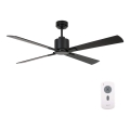 Lucci air 510523 - Stropni ventilator AIRFUSION CLIMATE crni + daljinski upravljač