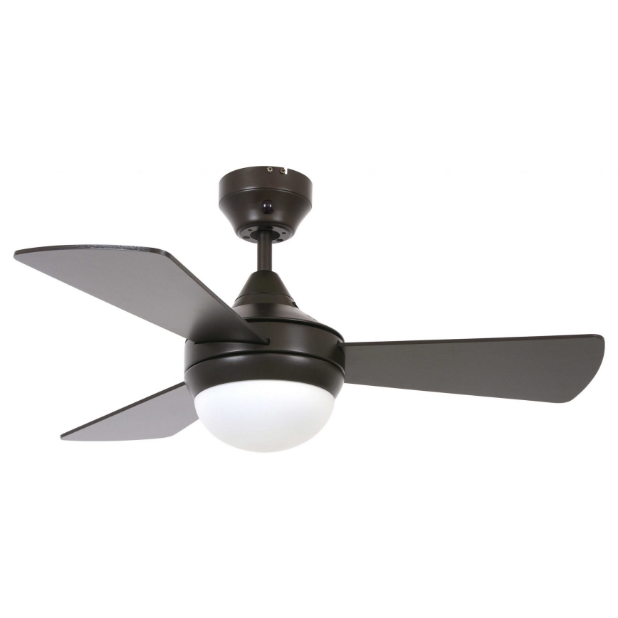 Lucci Air 512311 - Stropni ventilator AIRLIE HUGGER 2xE27/15W/230V drvo/smeđa + daljinski upravljač