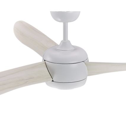 Lucci air 512911 - LED Stropni ventilator AIRFUSION NORDIC LED/20W/230V drvo/bijela + daljinski upravljač