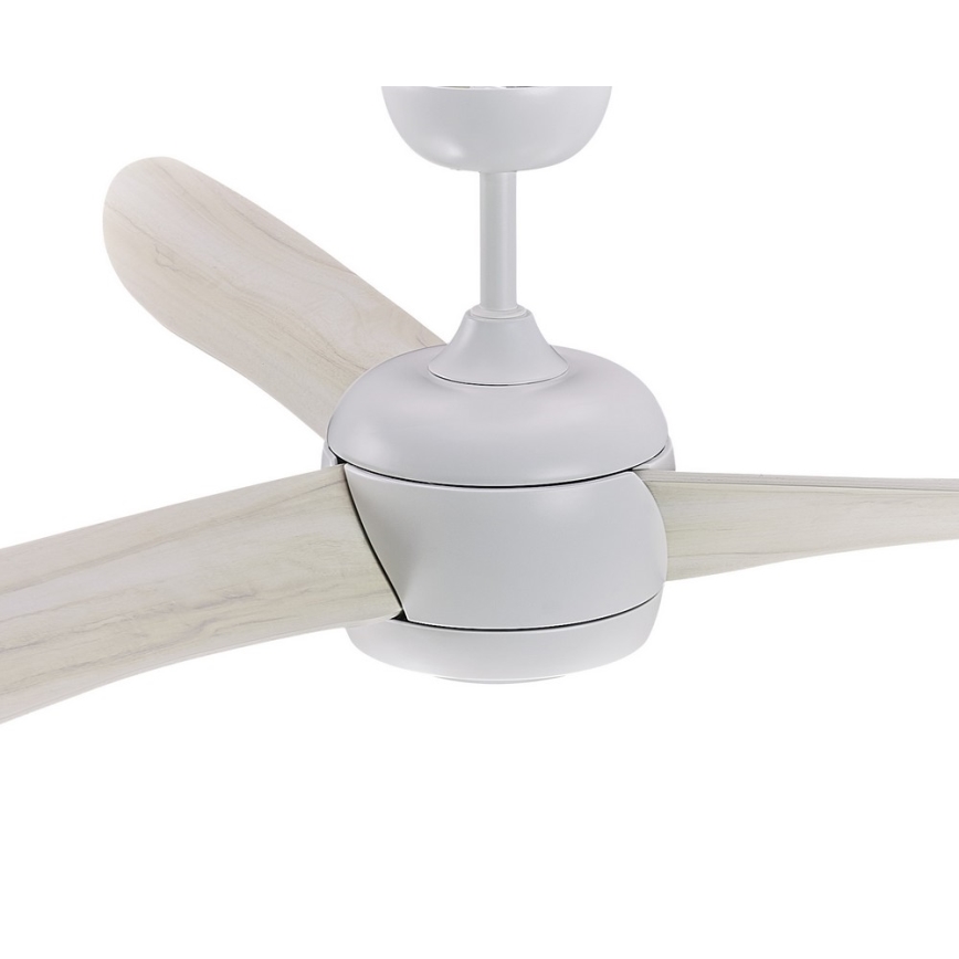 Lucci air 512911 - LED Stropni ventilator AIRFUSION NORDIC LED/20W/230V drvo/bijela + daljinski upravljač