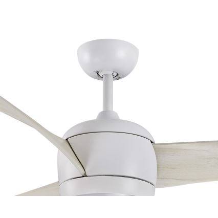 Lucci air 512911 - LED Stropni ventilator AIRFUSION NORDIC LED/20W/230V drvo/bijela + daljinski upravljač