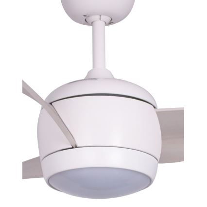 Lucci air 512911 - LED Stropni ventilator AIRFUSION NORDIC LED/20W/230V drvo/bijela + daljinski upravljač