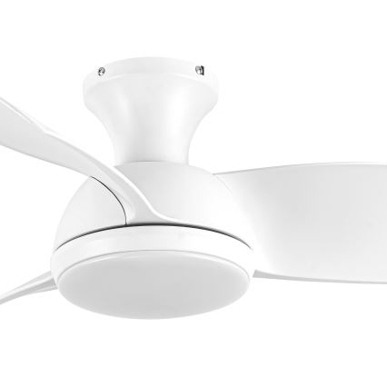 Lucci air 513071 - LED Prigušivi stropni ventilator SYROS LED/18W/230V 3000/4000/6000K bijela + daljinski upravljač