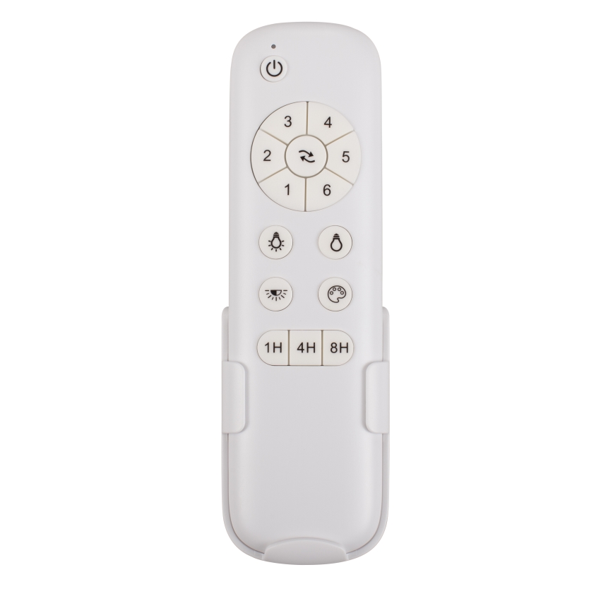 Lucci air 513071 - LED Prigušivi stropni ventilator SYROS LED/18W/230V 3000/4000/6000K bijela + daljinski upravljač