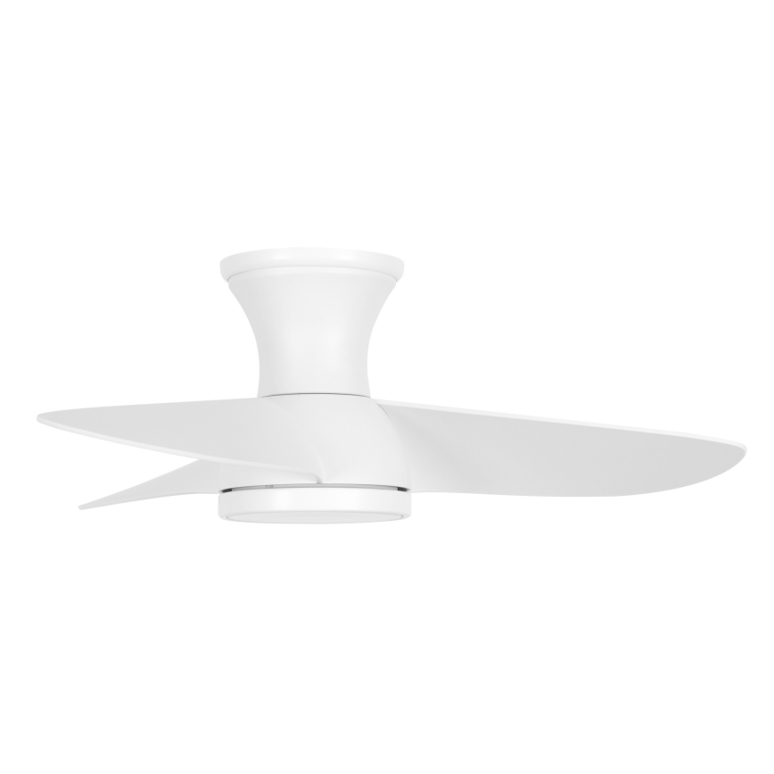 Lucci Air 51307149 - LED stropni ventilator sa mogućnošću prigušivanja SYROS II LED/18W/230V 3000/4000/6000K promjer 76 cm bijela + daljinski upravljač