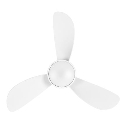 Lucci Air 51307149 - LED stropni ventilator sa mogućnošću prigušivanja SYROS II LED/18W/230V 3000/4000/6000K promjer 76 cm bijela + daljinski upravljač
