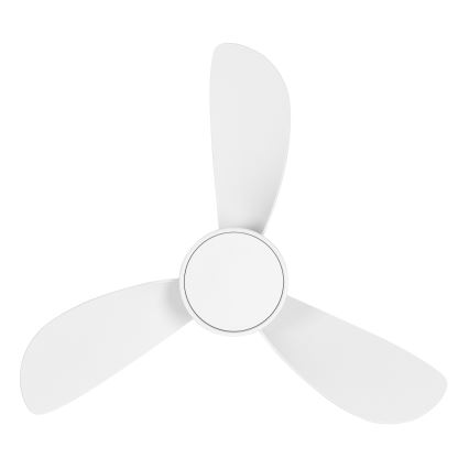 Lucci Air 51307149 - LED stropni ventilator sa mogućnošću prigušivanja SYROS II LED/18W/230V 3000/4000/6000K promjer 76 cm bijela + daljinski upravljač