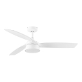Lucci Air 513073 - LED stropni ventilator s prigušivanjem BRONX LED/18W/230V 3000/4000/6000K prom. 132 cm bijela + daljinski upravljač