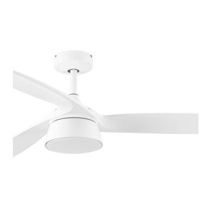 Lucci Air 513073 - LED stropni ventilator s prigušivanjem BRONX LED/18W/230V 3000/4000/6000K prom. 132 cm bijela + daljinski upravljač