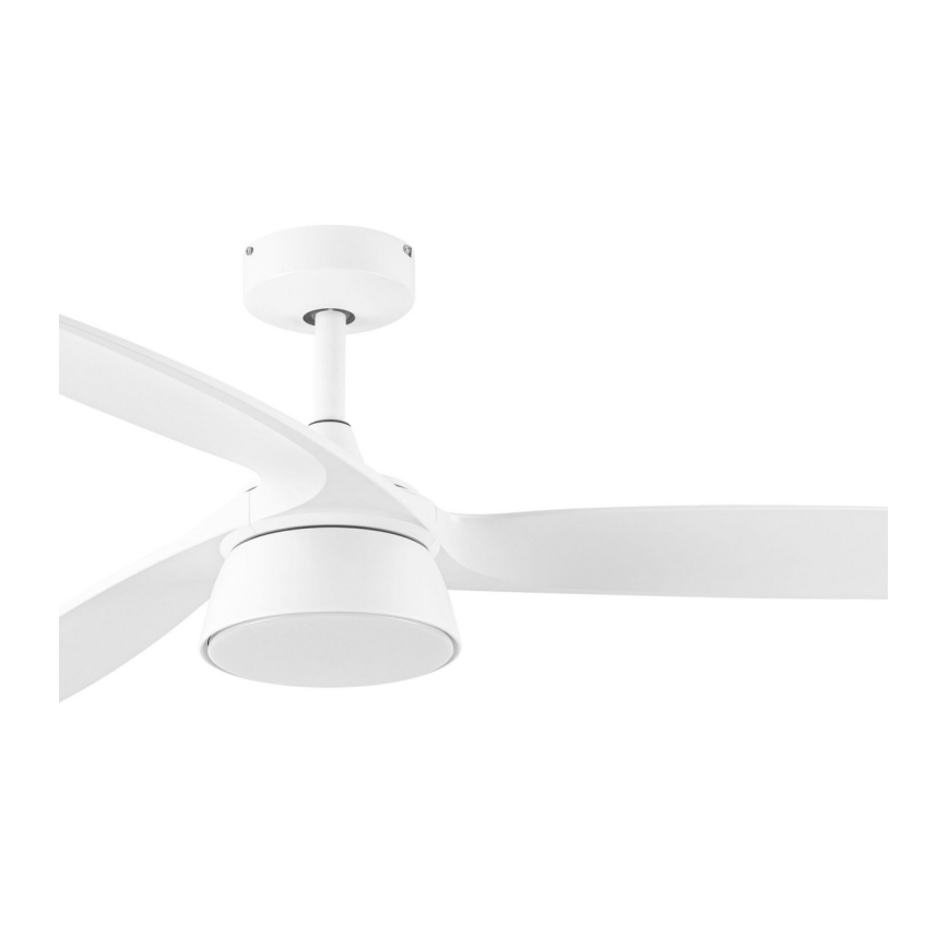 Lucci Air 513073 - LED stropni ventilator s prigušivanjem BRONX LED/18W/230V 3000/4000/6000K prom. 132 cm bijela + daljinski upravljač