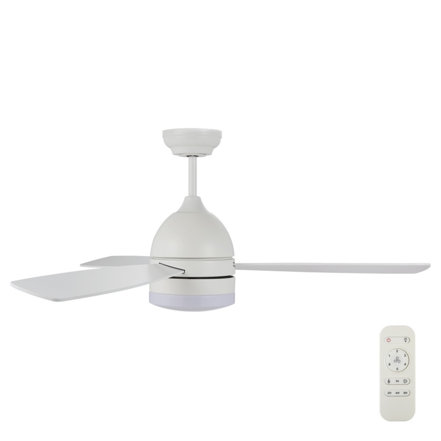 Lucci air 513075 - LED Stropni ventilator VECTOR LED/25W/230V 3000/4200/6500K bijela + daljinski upravljač