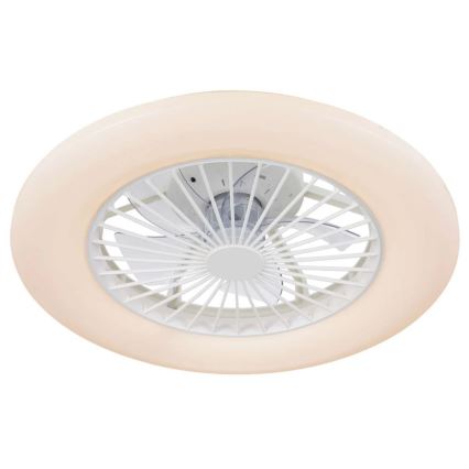 Lucci Air 513200 - LED Prigušiva stropna svjetiljka s ventilatorom OSLO LED/20W/230V 3000/4500/6500K bijela + daljinski upravljač