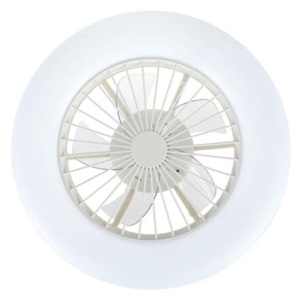 Lucci Air 513200 - LED Prigušiva stropna svjetiljka s ventilatorom OSLO LED/20W/230V 3000/4500/6500K bijela + daljinski upravljač