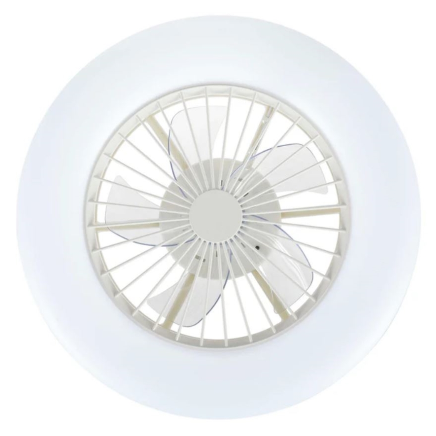 Lucci Air 513200 - LED Prigušiva stropna svjetiljka s ventilatorom OSLO LED/20W/230V 3000/4500/6500K bijela + daljinski upravljač
