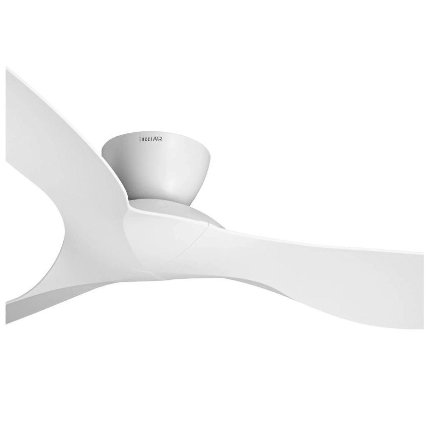 Lucci Air 514030 - Stropni ventilator KOTARA Ø 137 cm bijeli + daljinski upravljač