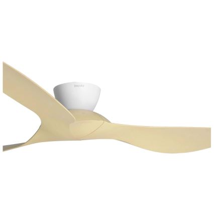 Lucci Air 514031 - Stropni ventilator KOTARA Ø 137 cm bež/bijeli + daljinski upravljač