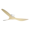 Lucci Air 514031 - Stropni ventilator KOTARA Ø 137 cm bež/bijeli + daljinski upravljač