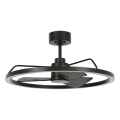 Lucci Air 516124 - LED stropni ventilator s prigušivanjem CESSNA LED/36W/230V 3000/4000/5000K crna + daljinski upravljač