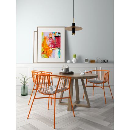Lucide 03322/01/30 - Luster na sajli SELIN 1xGU10/35W/230V crna