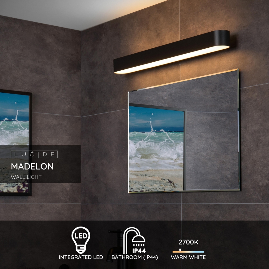 Lucide 04209/12/30 - Zidna svjetiljka za kupaonicu MADELON LED/9W/230V IP44