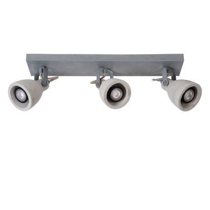Lucide 05910/15/36 - LED prigušivačka za ugradbene reflektore CONCRI-LED 3xGU10/5W/230V siva