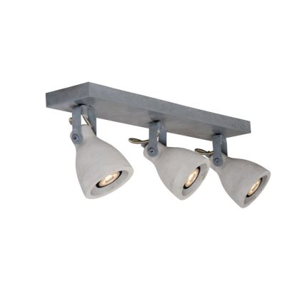 Lucide 05910/15/36 - LED prigušivačka za ugradbene reflektore CONCRI-LED 3xGU10/5W/230V siva