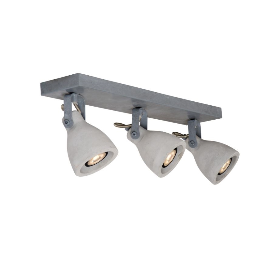 Lucide 05910/15/36 - LED prigušivačka za ugradbene reflektore CONCRI-LED 3xGU10/5W/230V siva