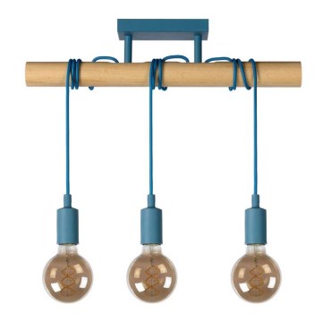 Lucide 08127/03/35 - Luster na sajli PAULIEN 3xE27/60W/230V
