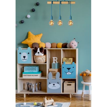 Lucide 08127/03/35 - Luster na sajli PAULIEN 3xE27/60W/230V