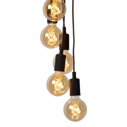 Lucide 08408/07/30 - Luster na sajli FIX MULTIPLE 7xE27/60W/230V