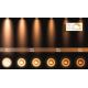 Lucide 09120/24/30 - LED Prigušiva reflektorska svjetiljka ZEFIX 2xGU10/12W/230V crna